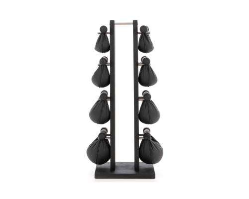 Стійка з гантелями NOHRD SwingBell Tower Set Shadow Leather 2-8 кг