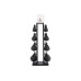 Стійка з гантелями NOHRD SwingBell Tower Set Shadow Leather 2-8 кг