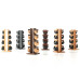 Стійка з гантелями NOHRD SwingBell Tower Set Shadow Leather 2-8 кг