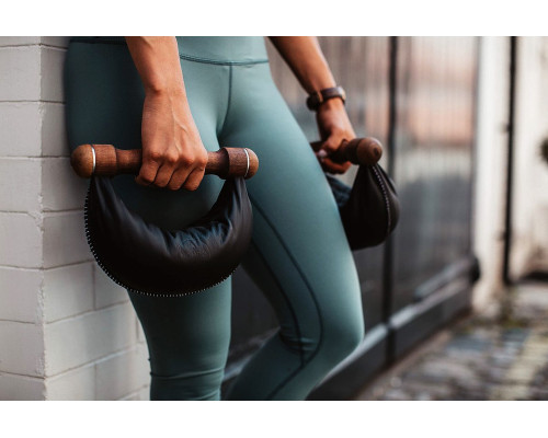 Стійка з гантелями NOHRD Classic Nature Walnut Leather 2-8 кг