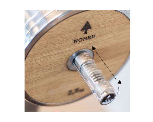 Стійка з гантелями та дисками NOHRD Classic Walnut