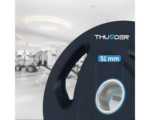 Диск олімпійський THUNDER 5 кг