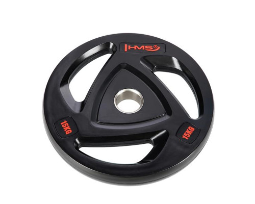 Диск 15 кг HMS TOX15 чорний Диск 15 кг HMS TOX15 чорний
