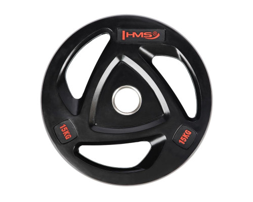 Диск 15 кг HMS TOX15 чорний Диск 15 кг HMS TOX15 чорний
