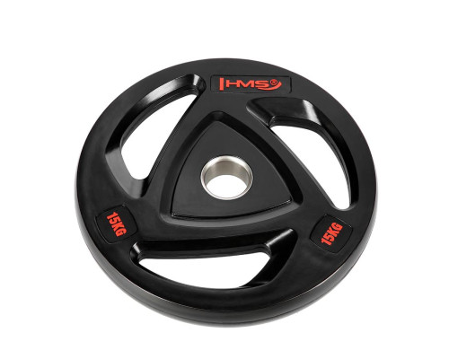 Диск 15 кг HMS TOX15 чорний Диск 15 кг HMS TOX15 чорний