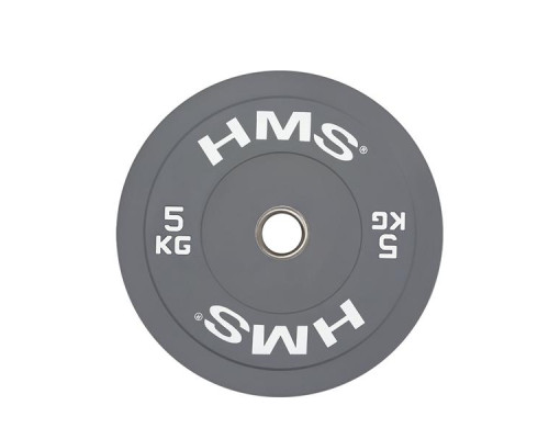 Диск олімпійський HMS CBR5 5 кг, сірий Диск олімпійський HMS CBR5 5 кг, сірий