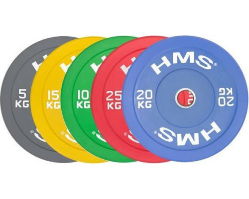 Набір олімпійських дисків HMS CBR 150 кг Набір олімпійських дисків HMS CBR 150 кг