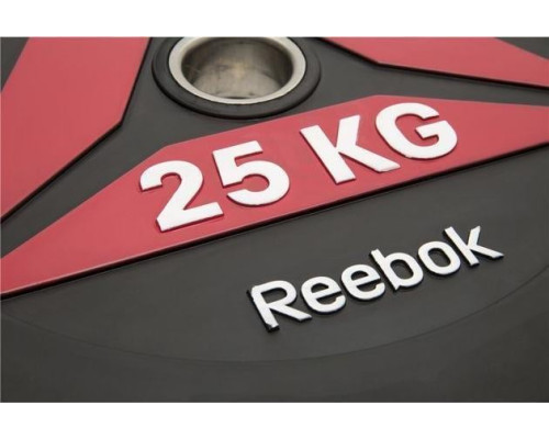 Диски Reebok Bumper Plate 25 кг Диски Reebok Bumper Plate 25 кг