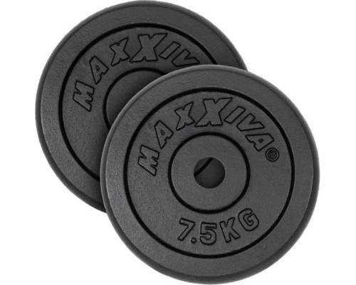 Набір з 2 гир гантелей Maxxiva загальною вагою 15 кг Набір з 2 гир гантелей Maxxiva загальною вагою 15 кг