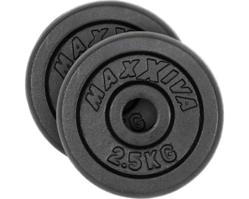 Набір з 2 гир гантелей Maxxiva загальною вагою 5 кг Набір з 2 гир гантелей Maxxiva загальною вагою 5 кг