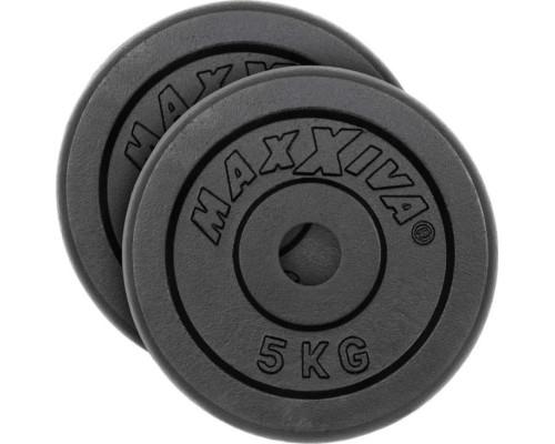 Набір з 2 гир гантелей Maxxiva, загальною вагою 10 кг Набір з 2 гир гантелей Maxxiva, загальною вагою 10 кг