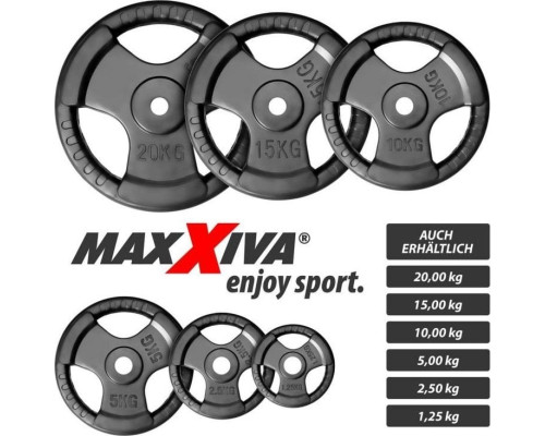 Набір гантелей Maxxiva 2,5 кг, 2 шт Набір гантелей Maxxiva 2,5 кг, 2 шт