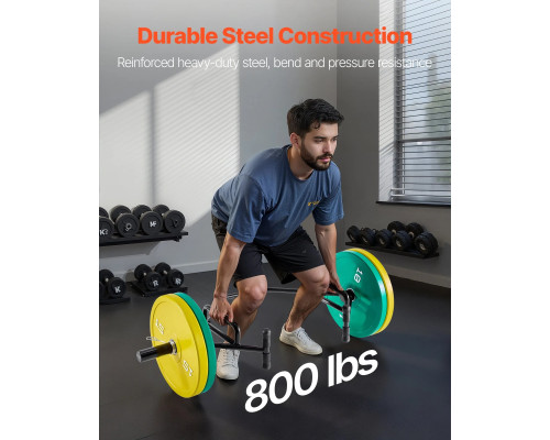 Гриф для штанги VEVOR 5 см, 360 кг, чорний