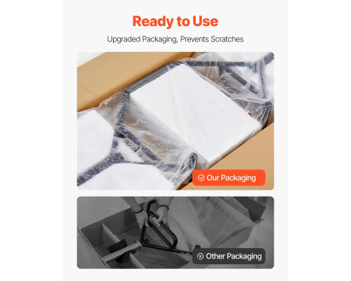 Гриф для штанги VEVOR 5 см, 360 кг, чорний