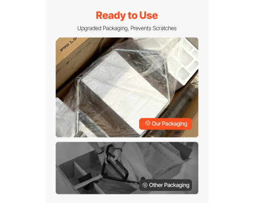 Гриф для штанги VEVOR 5,5 см, 360 кг, сірий