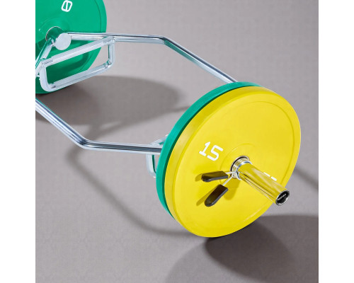 Гриф для штанги VEVOR 5,5 см, 360 кг, сірий