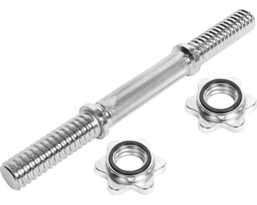 Короткий гриф Movit  з затисками без ваги 2,25 кг Короткий гриф Movit  з затисками без ваги 2,25 кг