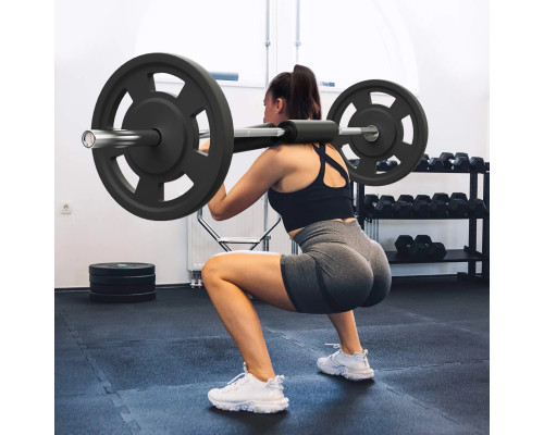 Гриф для штанги VEVOR 221 см, 315 кг