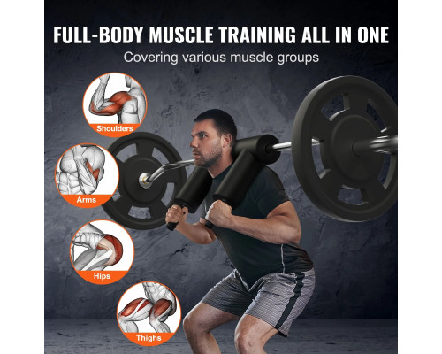 Гриф для штанги VEVOR 221 см, 675 кг