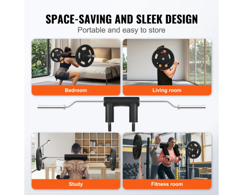 Гриф для штанги VEVOR 221 см, 675 кг