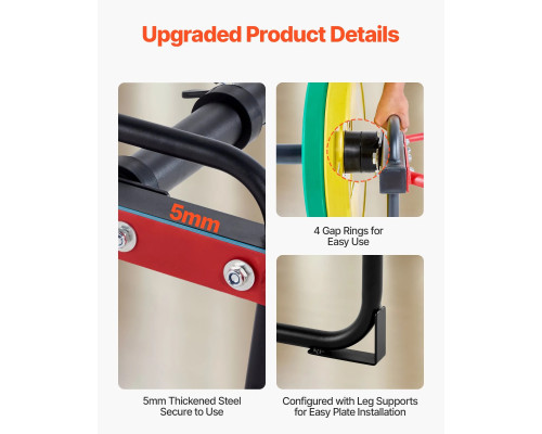 Трапеційна штанга шестигранна VEVOR 55 мм