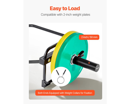 Гриф для штанги VEVOR 5,5 см, 240 кг