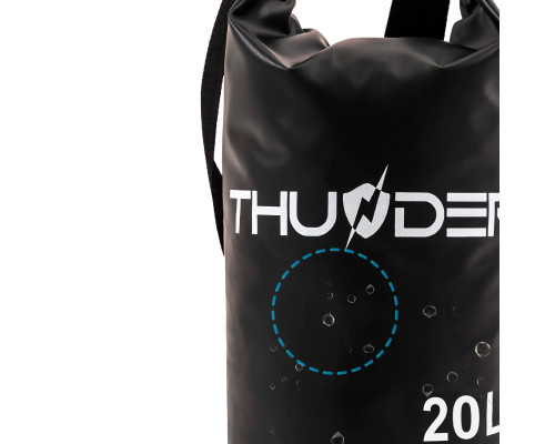 Гермомішок THUNDER 20 л чорний Гермомішок THUNDER 20 л чорний