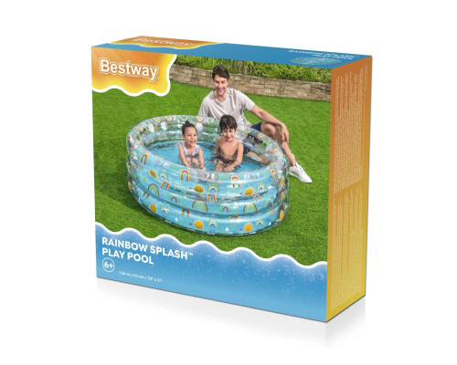 Басейн надувний дитячий Тропіки Bestway 51045 150х53 см