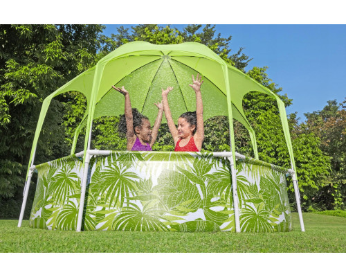 Басейн каркасний дитячий з дохом Bestway 56432 244 х 51 см