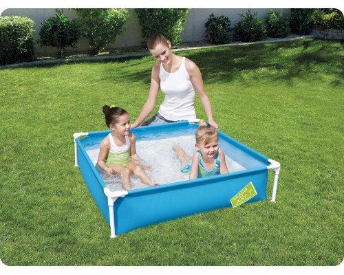 Басейн каркасний дитячий My First Frame Pools Bestway 56217 122x122х30,5 см Басейн каркасний дитячий My First Frame Pools Bestway 56217 122x122х30,5 см