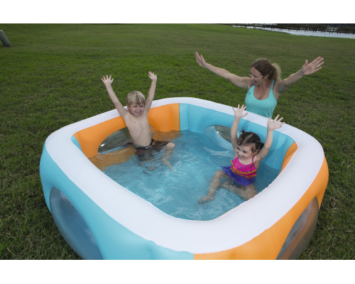 Басейн надувний дитячий Window Pool Bestway 51132 168x168х56 см Басейн надувний дитячий Window Pool Bestway 51132 168x168х56 см