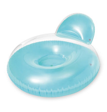 Крісло надувне для плавання INTEX 58889 блакитне, 137 x 122 см