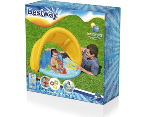 Басейн надувний дитячий Lil' SeaShapes Bestway 52568 115х89х76 см Басейн надувний дитячий Lil' SeaShapes Bestway 52568 115х89х76 см