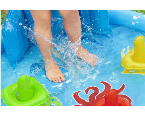 Басейн надувний дитячий Lil' SeaShapes Bestway 52568 115х89х76 см Басейн надувний дитячий Lil' SeaShapes Bestway 52568 115х89х76 см