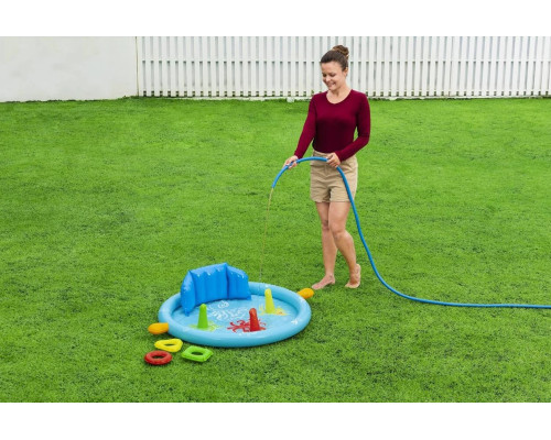 Басейн надувний дитячий Lil' SeaShapes Bestway 52568 115х89х76 см Басейн надувний дитячий Lil' SeaShapes Bestway 52568 115х89х76 см