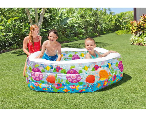 Басейн надувний дитячий Ocean Reef Intex 56493 191x178х61 см Басейн надувний дитячий Ocean Reef Intex 56493 191x178х61 см