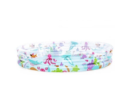 Басейн надувний дитячий Морський світ Bestway 51005-jellyfish 183x33 см