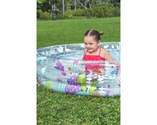 Басейн надувний дитячий Морський світ Bestway 51005-jellyfish 183x33 см
