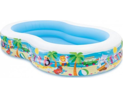 Басейн надувний дитячий Paradise Lagoon Intex 56490 262x160х46 см Басейн надувний дитячий Paradise Lagoon Intex 56490 262x160х46 см