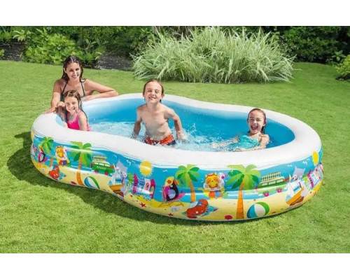 Басейн надувний дитячий Paradise Lagoon Intex 56490 262x160х46 см Басейн надувний дитячий Paradise Lagoon Intex 56490 262x160х46 см