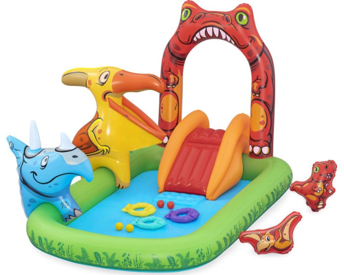 Надувний ігровий майданчик Світ динозаврів Bestway 53160 241x140x137 см
