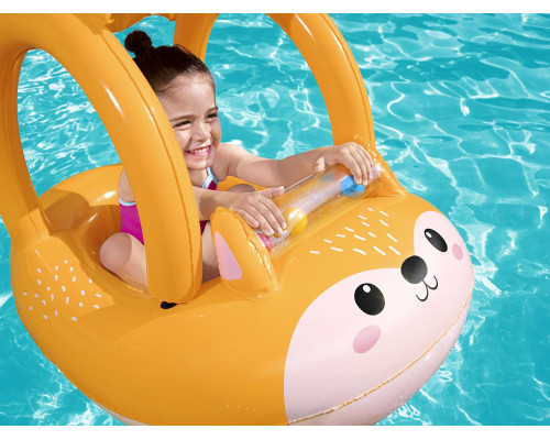 Пліт надувний з навісом Bestway 34168 Лисичка, 94 х 66 см