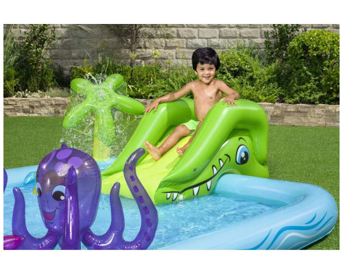 Надувний ігровий майданчик Акваріум Bestway 53052 239x206x86 см