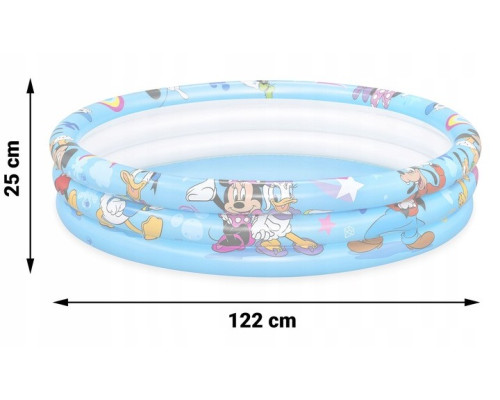Басейн надувний дитячий Міккі та друзі Bestway 91007 122х25 см