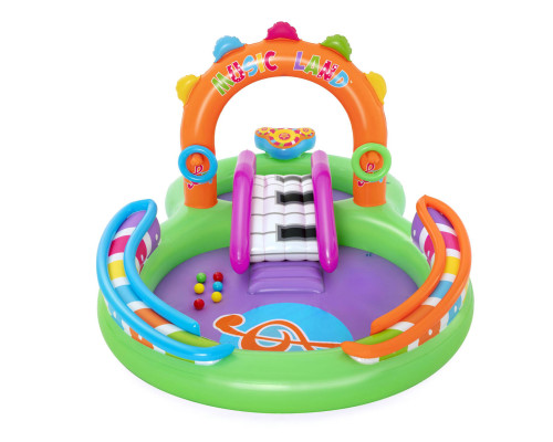 Надувний ігровий майданчик Sing N splash Bestway 53117 295x190x137 см Надувний ігровий майданчик Sing N splash Bestway 53117 295x190x137 см