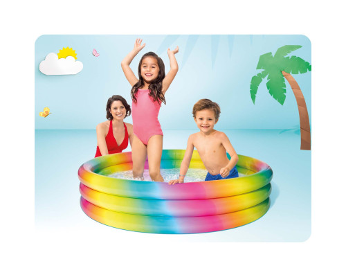 Басейн надувний дитячий Geometry Intex 58439 147x33 см