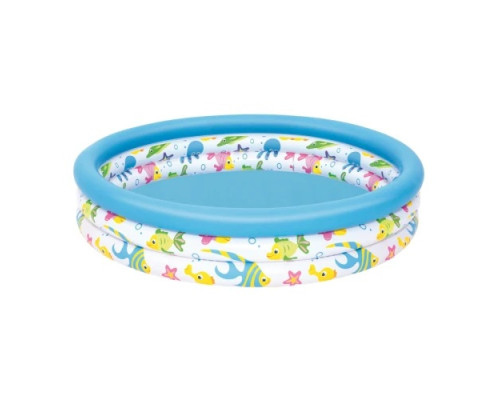 Басейн надувний дитячий Рибки Bestway 51226 122х25 см