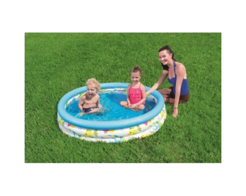 Басейн надувний дитячий Рибки Bestway 51226 122х25 см