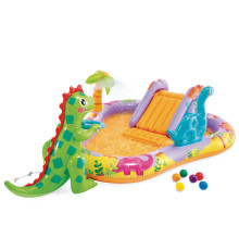 Надувний ігровий майданчик Dino Park Intex 56139 201х157х69 см
