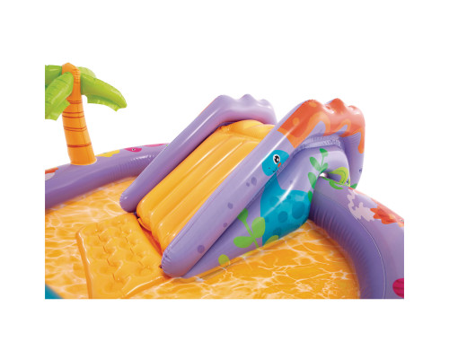 Надувний ігровий майданчик Dino Park Intex 56139 201х157х69 см Надувний ігровий майданчик Dino Park Intex 56139 201х157х69 см